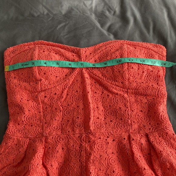 2/$30 🩷🧡 Deb jumpsuit, corral, small (estimate), lace - Picture 5 of 8